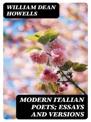 cover image of Modern Italian Poets; Essays and Versions